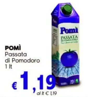 Sisa Pomì Passata di Pomodoro 1 lt offerta