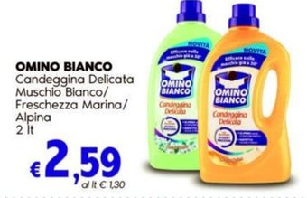 Sisa Omino Bianco Candeggina Delicata Muschio Bianco/Freschezza Marina/Alpina 2 lt offerta