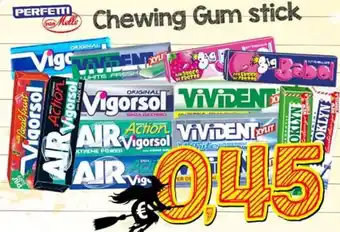 Perfetti Chewing Gum Stick