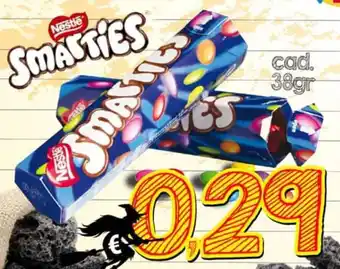 Il Genio Supermercato Nestlè Smarties Cad. 38 gr offerta