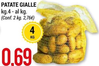 Hardis Patate Gialle kg.4 offerta