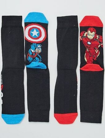 Kiabi 4 paia di calzini 'marvel' offerta
