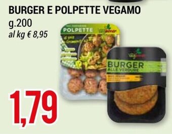 Burger e Polpette Vegamo g.200