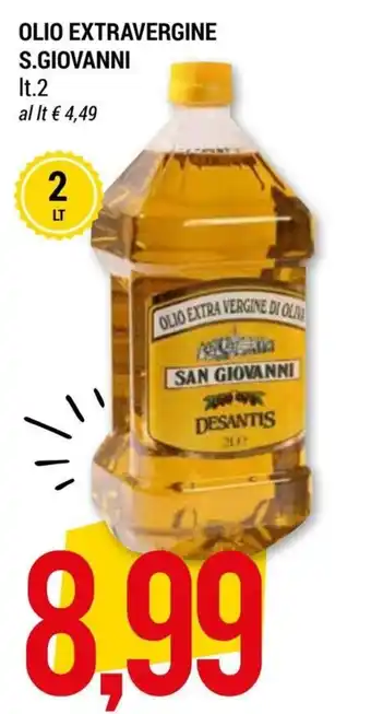 Hardis San Giovanni Olio Extravergine lt.2 offerta