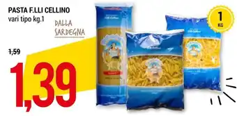 Hardis F.Lli Cellino Pasta Vari Tipo kg.1 offerta
