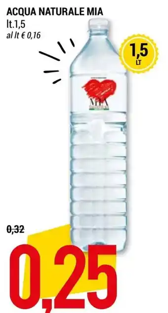 Mia Acqua Naturale Lt. 1,5