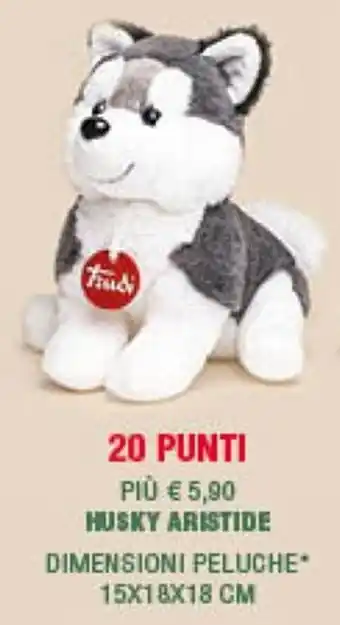 Italmark Husky Aristide Dimensioni Peluche 15x18x18 cm offerta