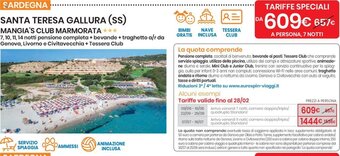 Eurospin Santa Teresa Gallura (SS) Mangia's Club Marmorata offerta