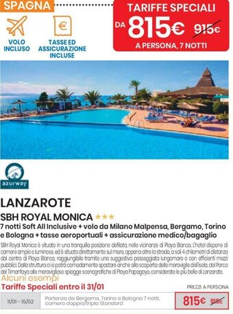 Lanzarote SBH Royal Monica
