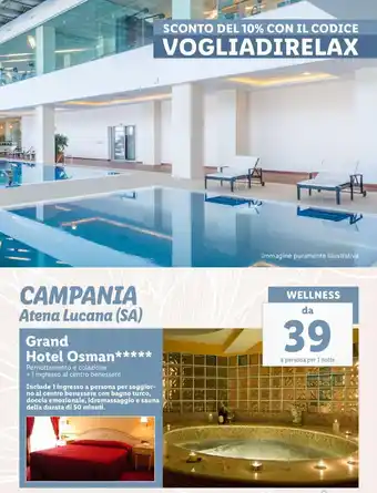 Lidl Campania Atena Lucana (SA) Grand Hotel Osman offerta