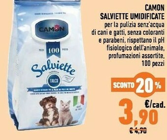 Conad Camon Salviette Umidificate offerta