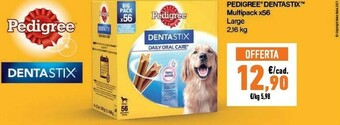 Conad Pedigree Dentastix Daily Oral Care Large offerta