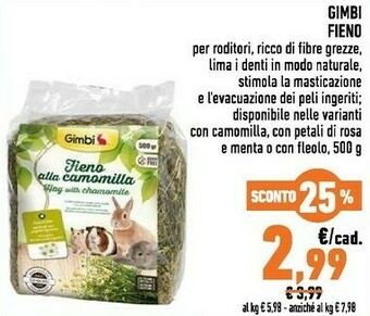 Conad Gimbi Fieno offerta