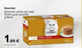 Carrefour Market Purina Gourmet Alimento Umido Per Gatti Tortini offerta