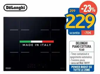 Delonghi Piano Cottura YL160