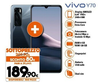 Expert Vivo Y70 offerta