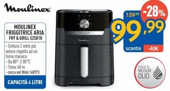Moulinex Friggitrice Aria Fry & Grill EZ5018