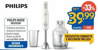 FreeShop Philips Mixer HR2535/00 offerta