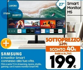 Expert Samsung Smart Monitor M5 27" offerta