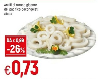 Famila Anelli Di Totano Gigante Del Pacifico Decongelati offerta