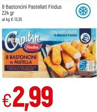 Famila Findus 8 Bastoncini Pastellati 224 Gr offerta
