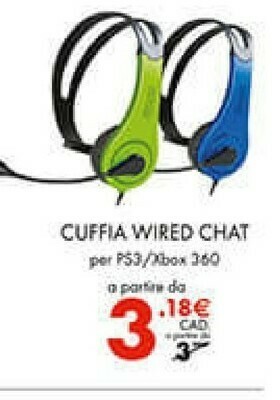 Gamestop Cuffia Wired Chat offerta