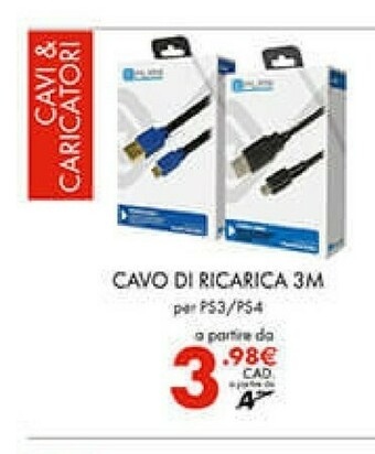 Gamestop Cavo Di Ricarica 3m offerta