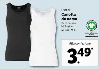 Lidl Livergy Canotta Da Uomo offerta