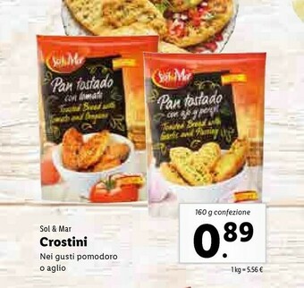 Lidl Sol & mar Crostini offerta