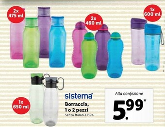 Lidl Sistema Borraccia offerta
