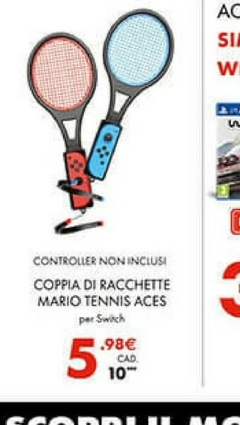 Gamestop Nintendo Switch Mario Tennis Aces offerta