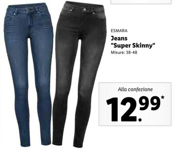 Lidl Esmara Jeans Super Skinny offerta