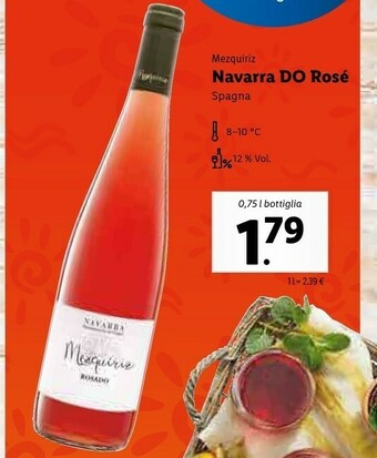 Lidl Navarra Do Rosé offerta