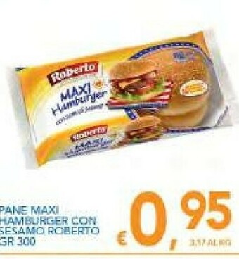 Vivo Supermercati Roberto - Maxi Hamburger Con Semi Di Sesamo 300 G(ml) offerta
