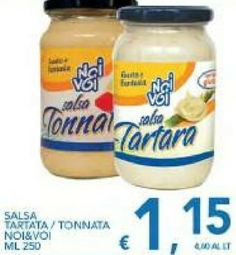Vivo Supermercati Noi & voi Salsa Tartata / Tonnata offerta