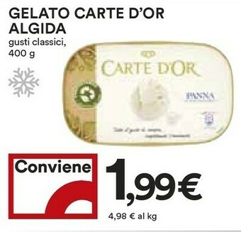 Coop Algida Carte D'Or Caffè 400 G(ml) offerta