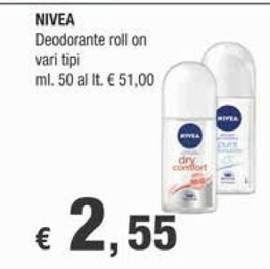 Crai Nivea Deodorante offerta