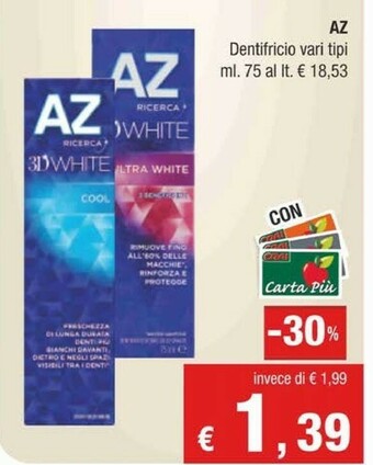 Crai Az Dentifricio offerta