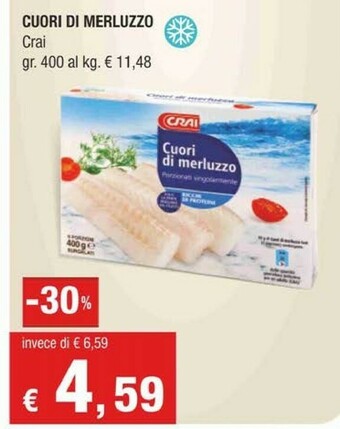 Crai Filetti di merluzzo offerta