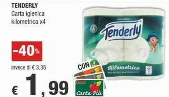 Crai Tenderly Carta igienica offerta