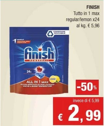 Crai Finish Detersivo lavastoviglie offerta