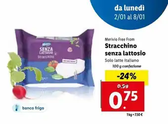 Lidl Stracchino senza lattosio offerta