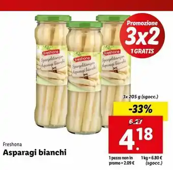 Lidl Asparagi bianchi offerta