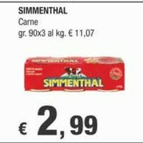 Crai Simmenthal Carne in scatola offerta