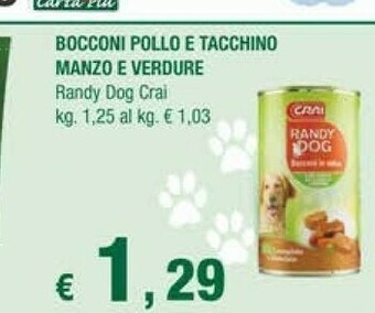 Crai Cibo per cani offerta