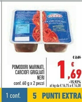 Conad Neri Pomodori Marinati/ Carciofi Grigliatì offerta