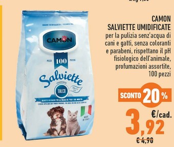 Conad Pedigree Camon Salviette Umidificate offerta