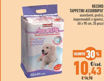 Conad Assorbipiu Record Tappetini offerta