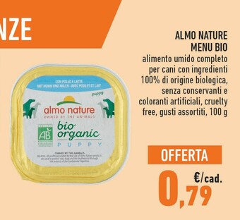 Conad Almo Nature Menu Bio offerta