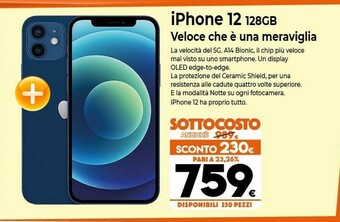 Apple IPhone 12 128GB - Blu